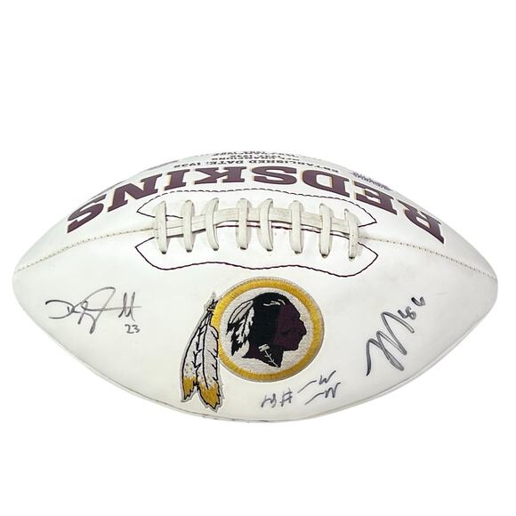 Washington Redskins Team-Signed 8 Autographed Football - Picture 1 of 12